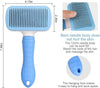 Comb with handle for pet shedding