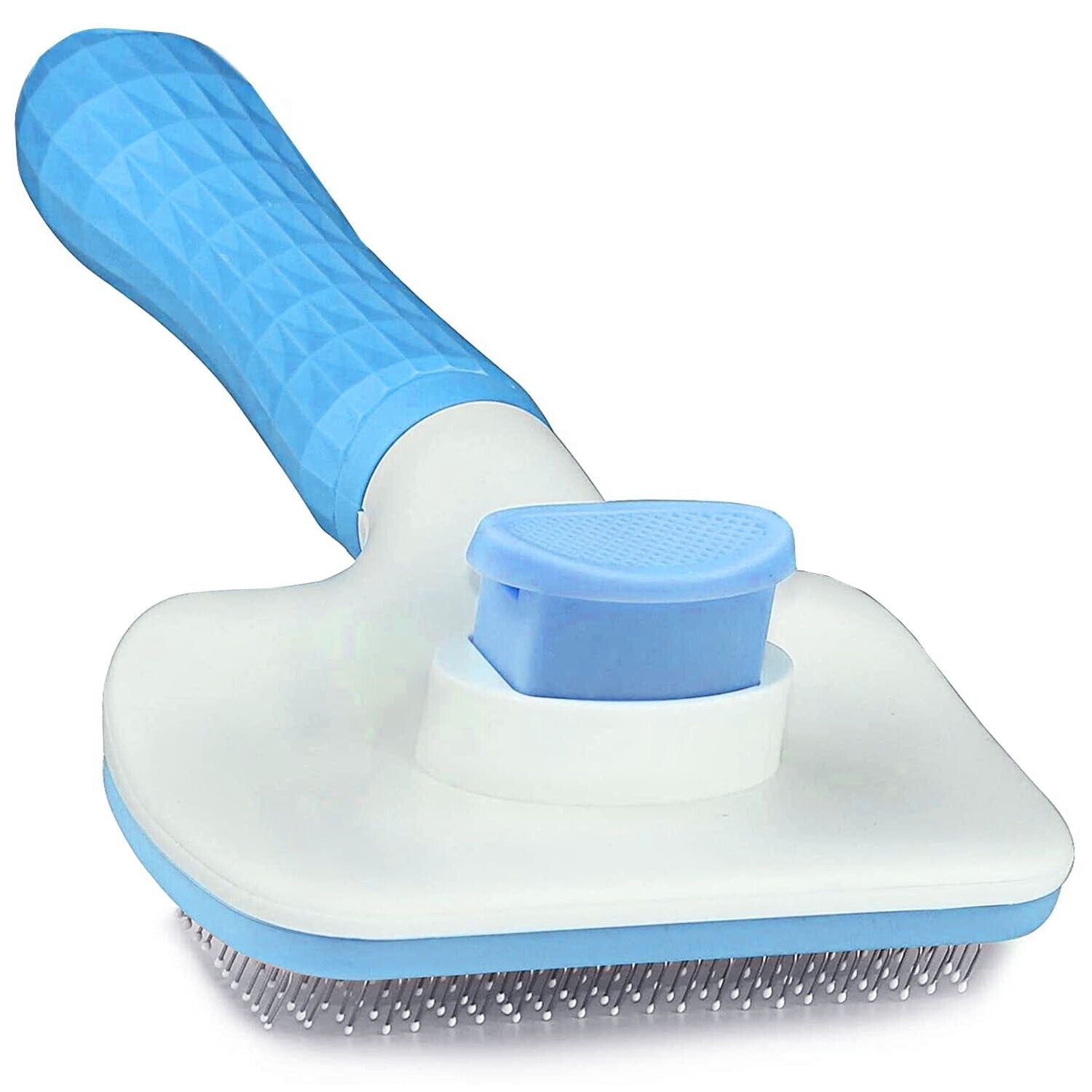 Comb with handle for pet shedding